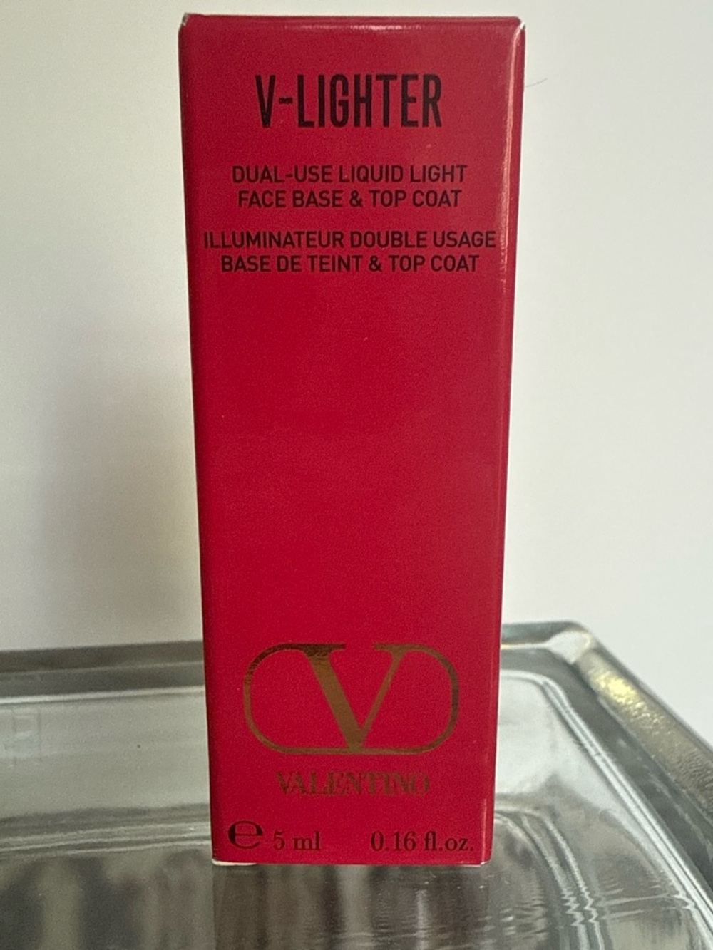 Valentino V-Lighter Dual-Use Liquid Light — Red Packaging